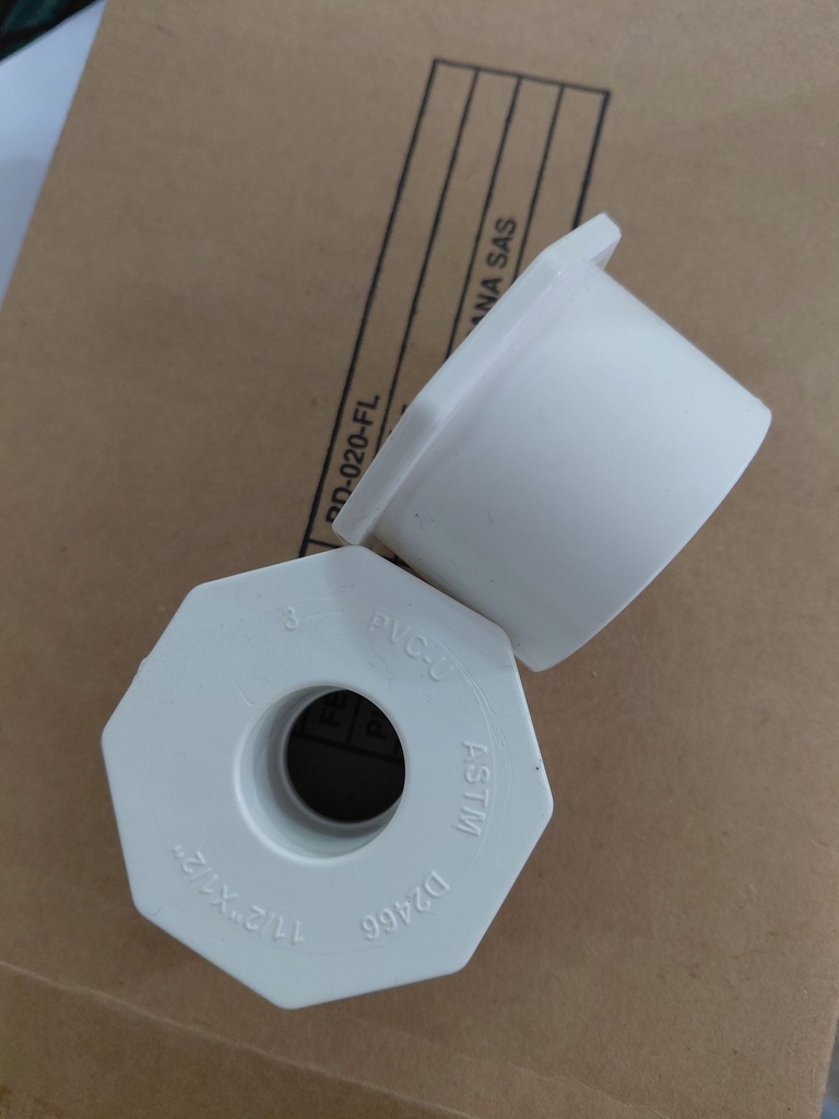 1 1/2" -1/2" PVC Reducer