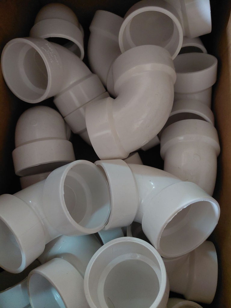 1 1/2" 90 PVC Bend DWV