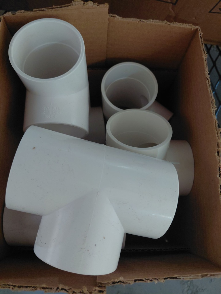 1 1/2in PVC Sanitary Tee DWV
