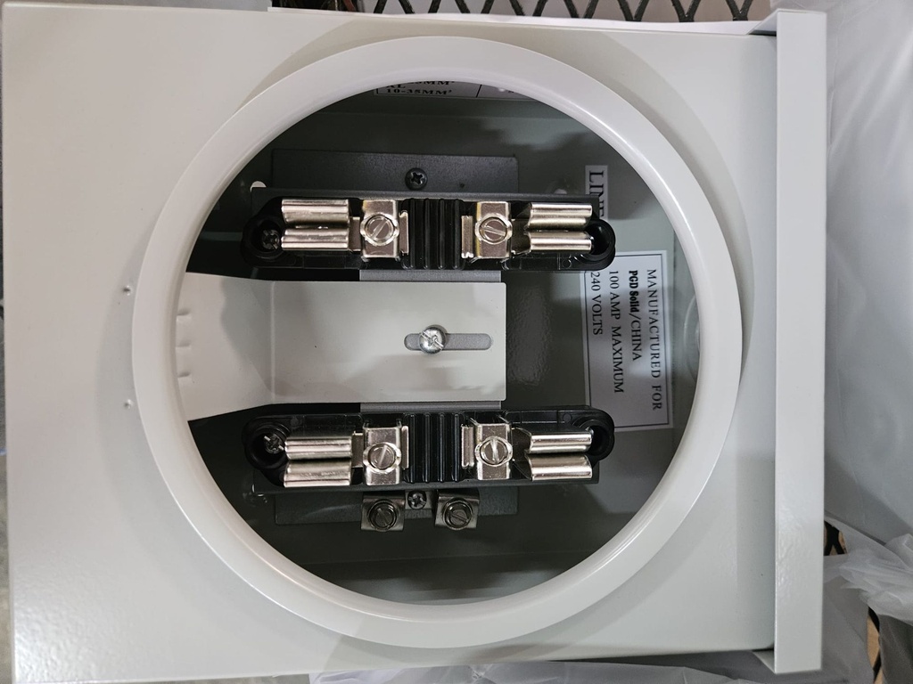 100A SP SQUARE METER SOCKET