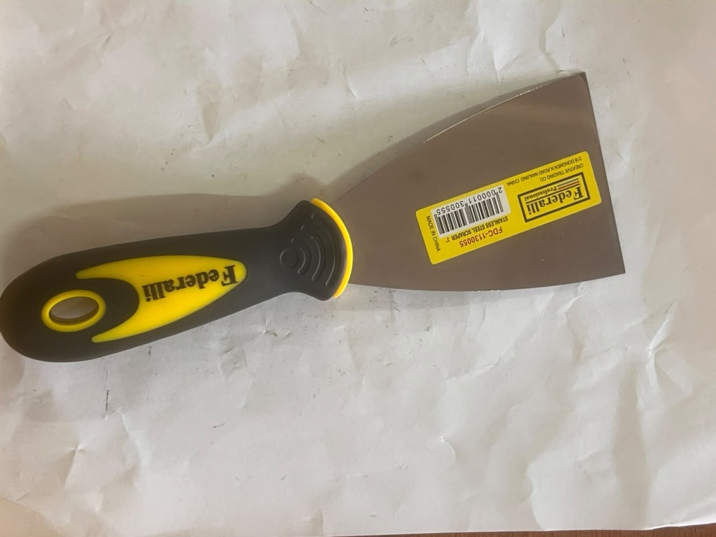 3" SS SCRAPER/PUTTY KNIFE TPR FDC-1130055